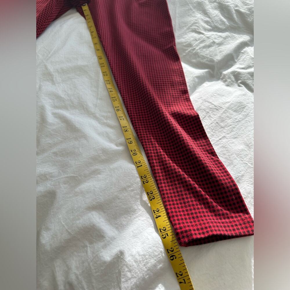 J. Jill Red Pima Cotton Leggings, size medium - Picture 7 of 7
